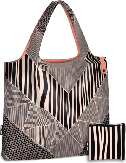 Ars Una African Confidence Összehajtogatható Bevásárlótáska 22L - Barna mintás