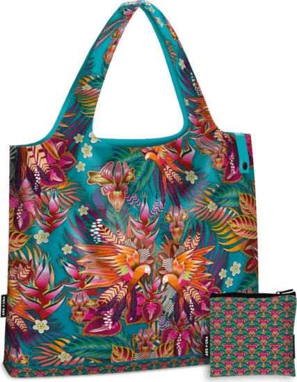 Ars Una Catalina Guaviare-blue Összehajtogatható Bevásárlótáska 22L - Mintás