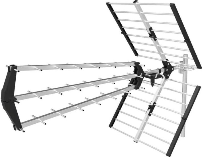 Emos J0907 PROFI EM-P127 Kültéri DVB-T2 LTE/4G/5G Szűrős TV Antenna - Ezüst Emos J0907 PROFI EM-P127 Kültéri DVB-T2 LTE/4G/5G Szűrős TV Antenna - Ezüst