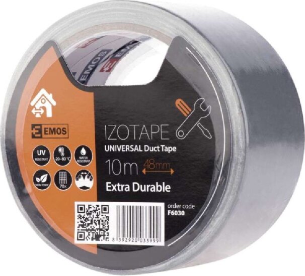 Emos F6030 Univerzális Izotape Öntapadós Ragasztószalag 48mm x 10m - Ezüst