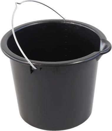 Flair 20L malteros vödör - Fekete