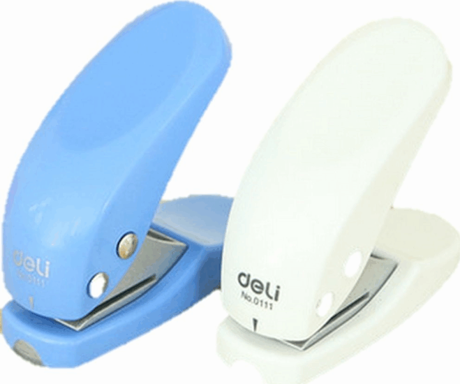 Deli Egylyukú 10 lap kapacitású lyukasztó - Többféle