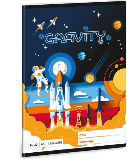 Ars Una Gravity 32 lapos A5 1. osztályos vonalas füzet - Mintás Ars Una Gravity 32 lapos A5 1. osztályos vonalas füzet - Mintás