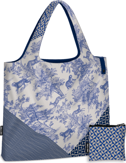 Ars Una Savanna Blue Összehajtogatható Bevásárlótáska 22L - Mintás