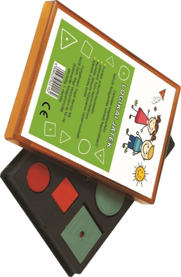 Műanyag logikai játék szett kisiskolásoknak