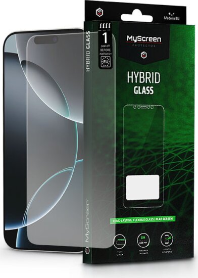 MyScreen Hybrid Glass Green Apple iPhone 16 Pro Max Kijelzővédő üvegfólia