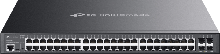 TP-Link SG3452XMPP Omada Fémházas Managed 48-port Gigabit Rack Poe+/PoE++ Switch