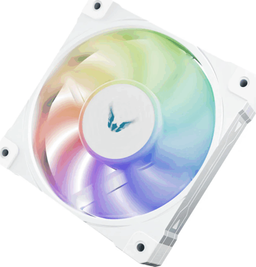 Valkyrie B12R ARGB 120 120mm PWM ARGB Rendszerhűtő ventilátor - Fehér