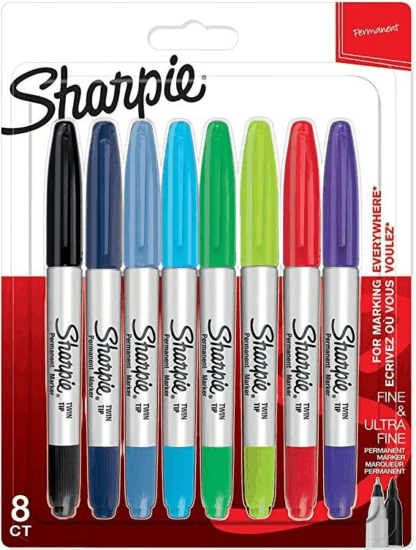 Sharpie 2065409 Twin Tip Dekormarker készlet - Vegyes színek (8 db / csomag)