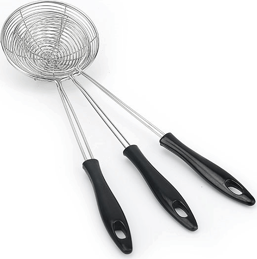 TOO KT-40-S szűrőkanál 8cm - Ezüst