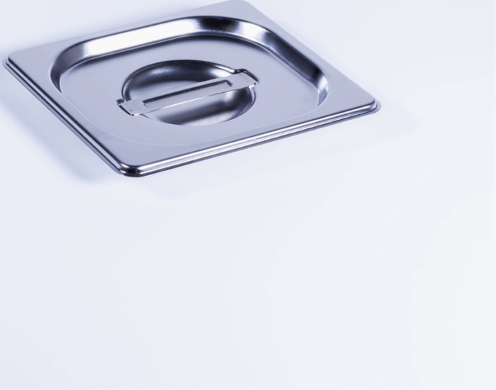 TOO KT-368 GN 1/6-os edény fedő - Ezüst