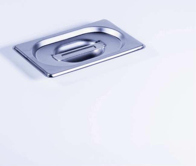 TOO KT-369 GN 1/9-es edény fedő - Ezüst