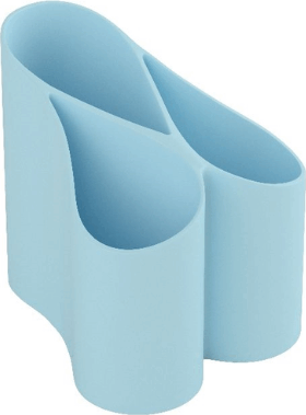 ICO Lux Műanyag 3 rekeszes írószertartó - Pasztell kék