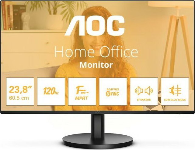 AOC 24" B3QA2 16:9 Full HD IPS LED Montor - Fekete