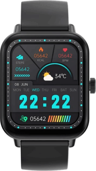 Carneo Versa HR+ Okosóra 36mm - Fekete