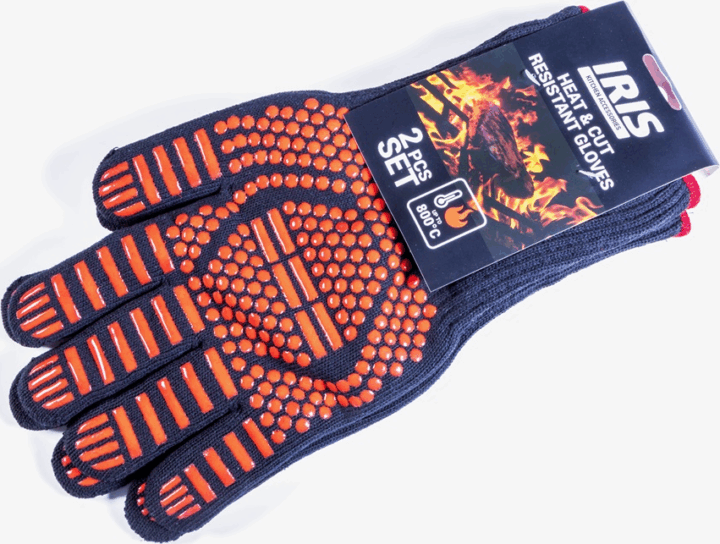 TOO KT-393 Hő-és vágásálló kesztyű 33*17 cm - Többszínű (2db/csomag)