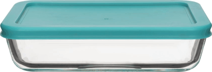 TOO KT-96 Hőálló Üveg téglalap alakú ételtároló műanyag tetővel 2600 ml