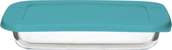 TOO KT-101 Hőálló Üveg négyzetes ételtároló műanyag tetővel 1600ml