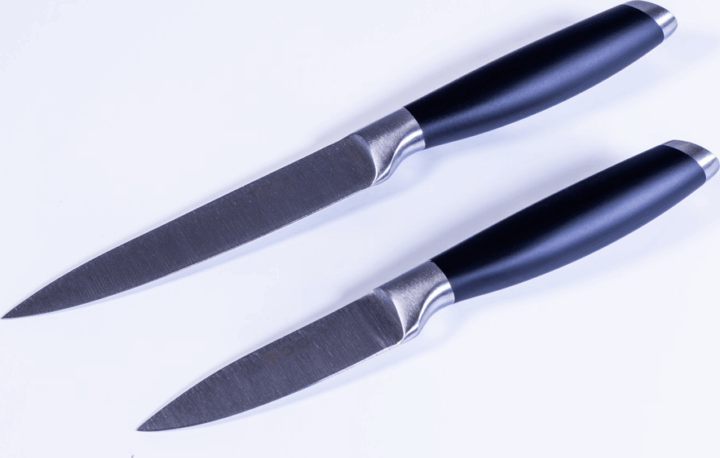 TOO KT-174 London univerzális és hámozó késkészlet - Fekete/Ezüst