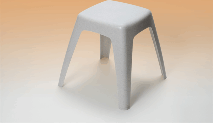 Flair 69751 stabilo Műanyag hokedli - Fehér