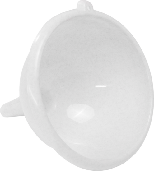 Flair 43238 Műanyag tölcsér 18cm - Fehér