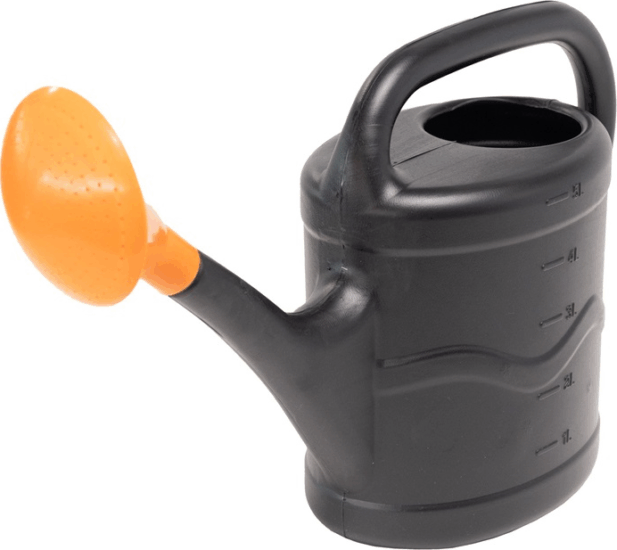 Flair 60930 Műanyag Locsolókanna 5L - Fekete/Narancs