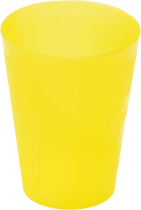 Flair 61206 Műanyag party pohár - Sárga