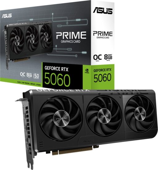 Asus GeForce RTX 5060 8GB GDDR7 Prime OC Videókártya