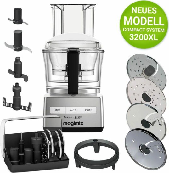 Magimix Compact C.S. 3200 XL Konyhai robotgép 1,2L / 2,2L / 2,6L 650Watt - Ezüst / Inox Magimix Compact C.S. 3200 XL Konyhai robotgép 1,2L / 2,2L / 2,6L 650Watt - Ezüst / Inox