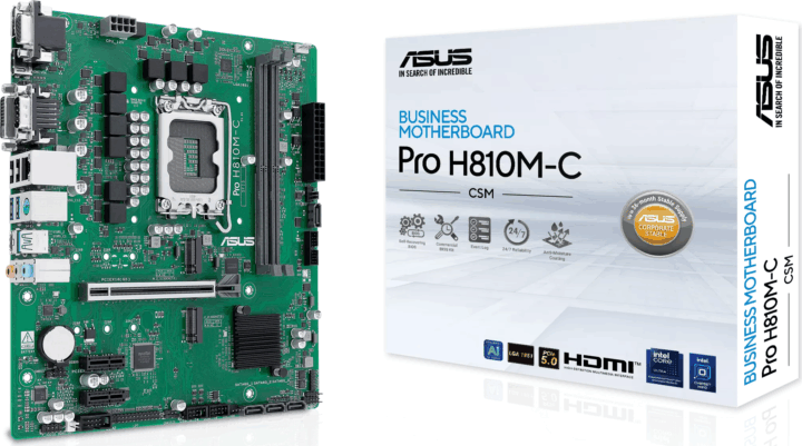 Asus H810M-C-CSM Pro DDR5 intel s1851 MicroATX Alaplap