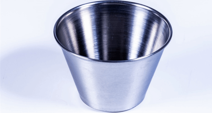 TOO KT-431 Fém szószos csésze 8 cm - Ezüst