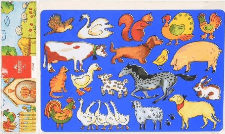 Koh-i-Noor Műanyag Farm mintás rajzolósablon