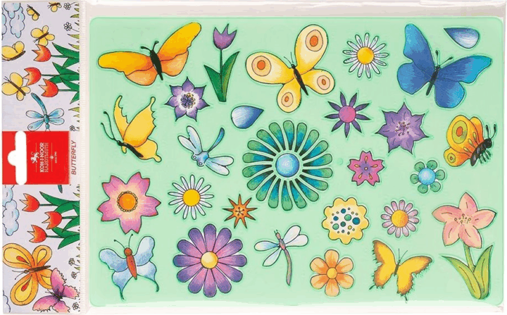 Koh-i-Noor Műanyag Pillangó mintás rajzolósablon Koh-i-Noor Műanyag Pillangó mintás rajzolósablon