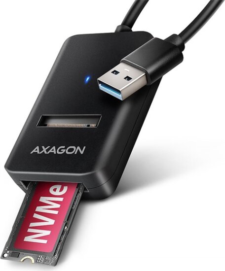 Axagon ADM2-AM USB-A 3.2 Gen2 NVMe/SATA SSD adapter