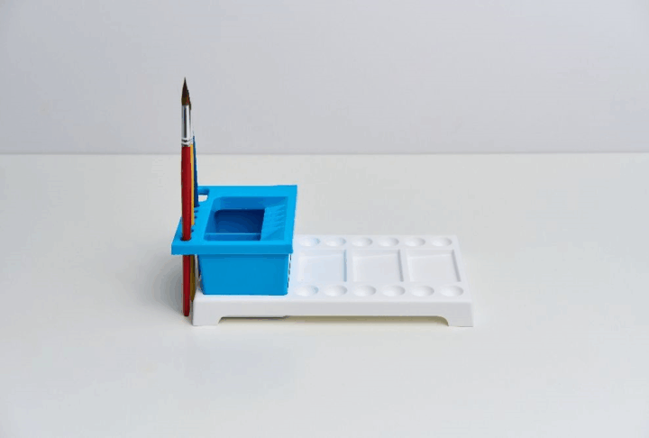 Nebulo festő paletta és ecsetmosó készlet