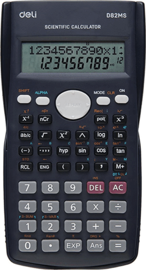Deli Core D82MS 240 funkciós tudományos számológép - Fekete