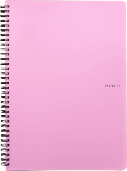 Oxybag Pastelini 60 lapos A5 vonalas spirálfüzet - Rózsaszín
