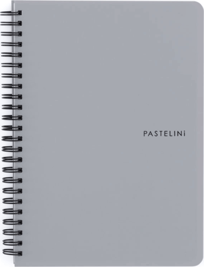 Oxybag Pastelini 60 lapos A5 vonalas spirálfüzet - Szürke