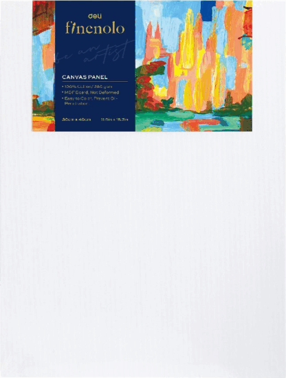 Deli Finenolo festővászon panel 30 x 40 cm - Fehér