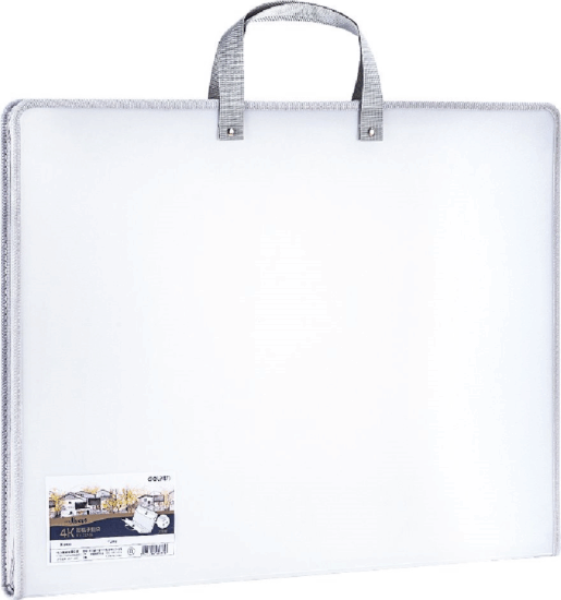 Deli Arte Nuevo A3 műanyag portfóliótáska - Fehér