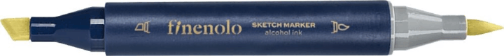 Deli Finenolo 37 1-7mm kétvégű permanent ART marker - Pasztell Sárga