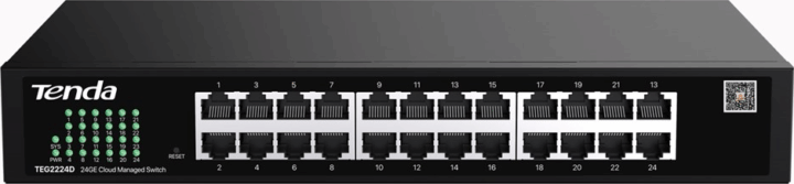 Tenda TEG2224D Fémházas Managed 24-port Gigabit Switch