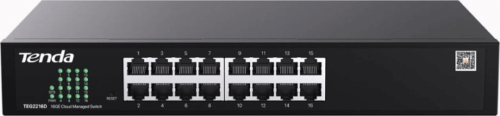 Tenda TEG2216D Fémházas Managed 16-port Gigabit Switch