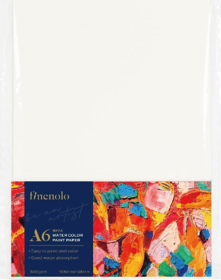 Deli Finenolo A6 akvarell papírcsomag (16 ív/csomag)