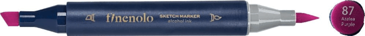 Deli Finenolo 87 1-7 mm kétvégű permanent ART marker - Azálea lila