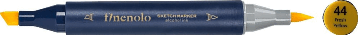Deli Finenolo 44 1-7 mm kétvégű permanent ART marker - Friss Sárga