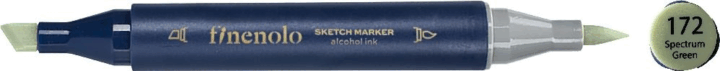 Deli Finenolo 172 1-7 mm kétvégű permanent ART marker - Spectrum Zöld