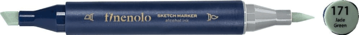 Deli Finenolo 171 1-7 mm kétvégű permanent ART marker - Jáde zöld