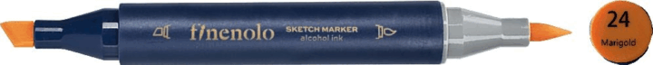 Deli Finenolo 24 1-7mm kétvégű permanent ART marker - Marigold