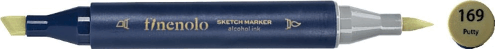 Deli Finenolo 169 1-7 mm kétvégű permanent ART marker - Putty